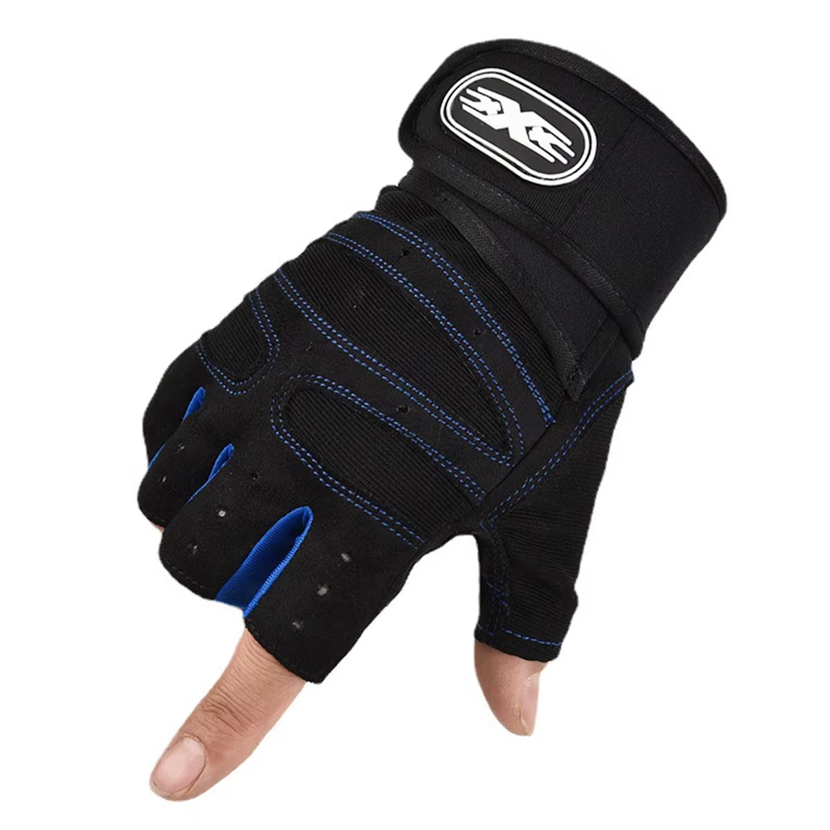 Men'S Fitness Gloves Women'S Fitness Weightlifting Wristband Gloves Fitness Training Sports Exercise Mountaineering Gloves